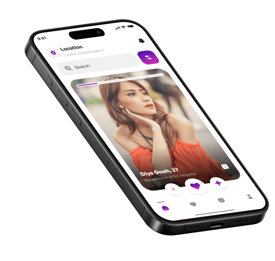 About us image of a phone
